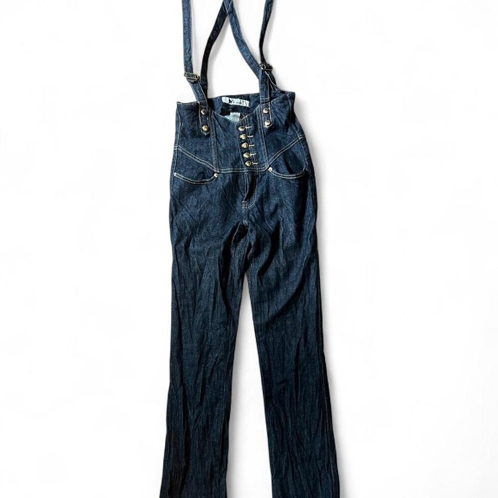 Wet-seal Women's Blue and Navy Dungarees-overalls